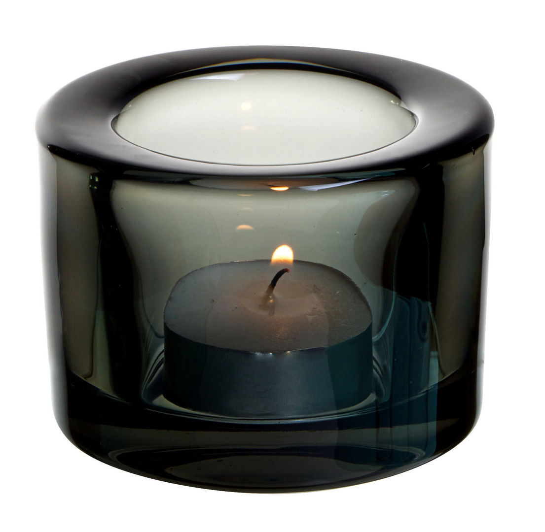 Chunky Tealight Holder - Black - R90068-000000-B01012 (Pack of 12)